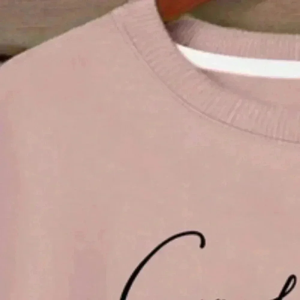 Casual Graohic Round Neck Hoodie - Picture 5 of 5